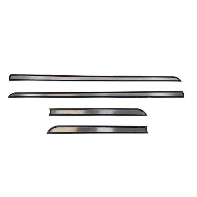 Universal Decoration Door sills Chrome/Black