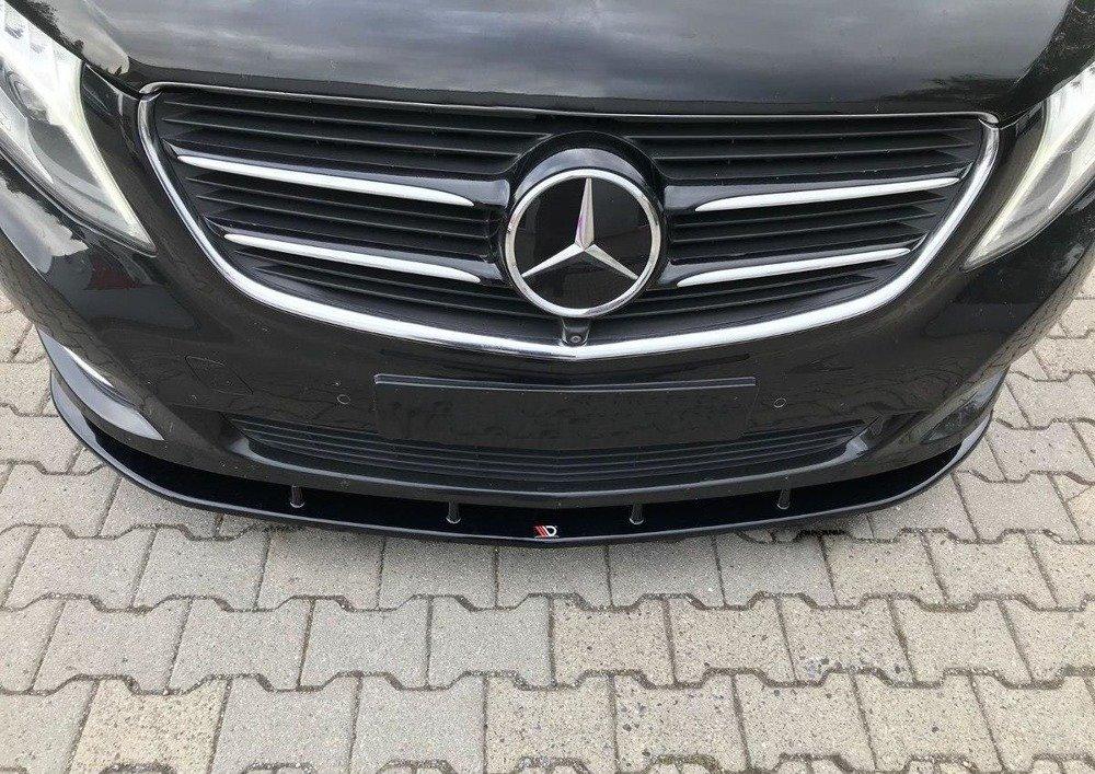 Blanksvart Cupspoiler Fram Mercedes W447 V-klass