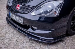 Blanksvart cupspoiler fram Honda civic MK7 