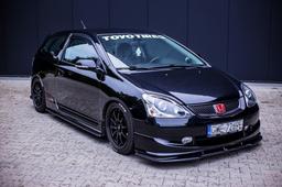 Blanksorte Sideskørter Honda civic MK7