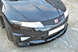 Blanksvart cupspoiler fram Honda civic MK8