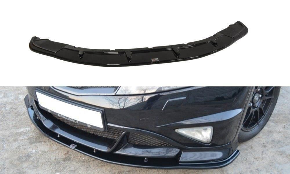 Blanksvart cupspoiler fram Honda civic MK8