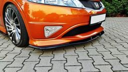 Blanksvart cupspoiler fram Honda civic MK8