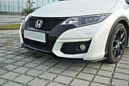 Blanksort cupspoiler frem Honda civic MK9