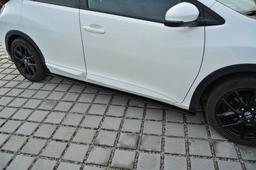 Blanksorte Sideskørter Honda civic MK9