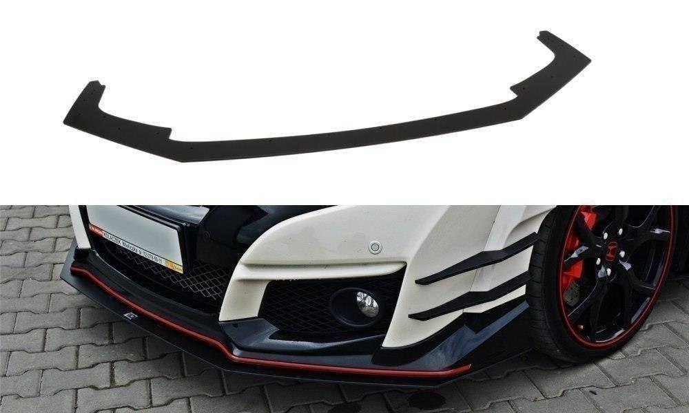 Blanksvart cupspoiler fram Honda Civic Type-R MK9