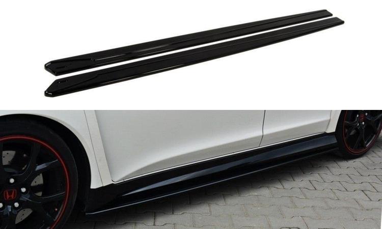 Blanksorte Sideskørter Honda civic MK9
