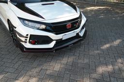 Blanksvart cupspoiler fram Honda Civic Type-R MK10