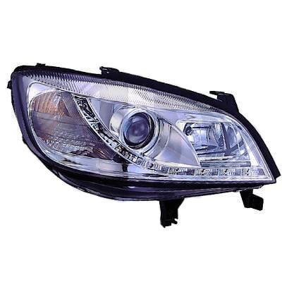 Ajovalot kirkas lasi Opel Zafira