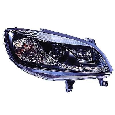 Svarta Strålkastare Opel Zafira