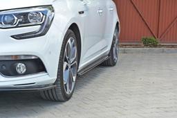 Kiiltävän musta sivuhameet Renault Megane MK4