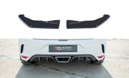 Blanksvart bakre splitter Renault Megane RS MK4