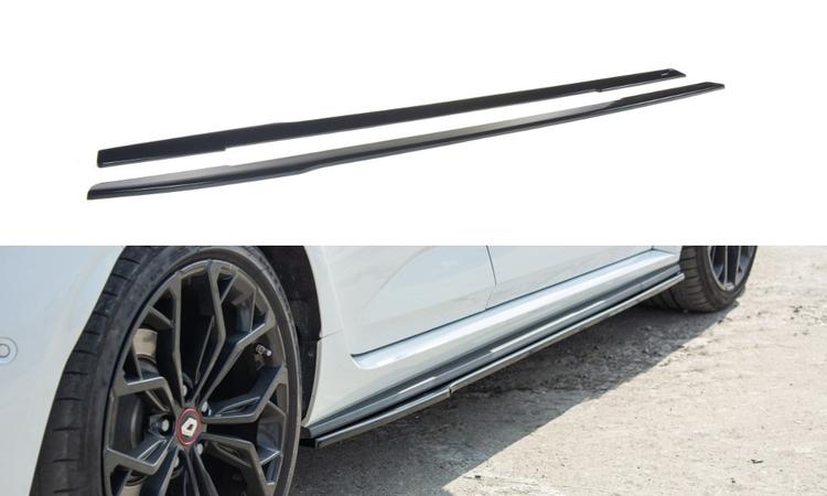 Kiiltävän musta sivuhameet Renault Megane RS MK4