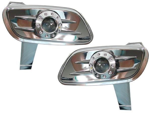 Fog lights Projector Chrome Peugeot 106