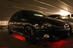 206 Headlights Facelift Black