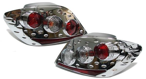 Tail lights  Chrome  Peugeot 307