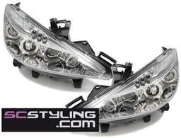 Angel Eyes Chrome Peugeot 207