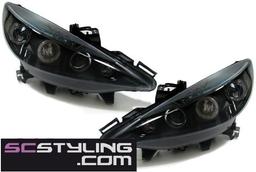 Angel Eyes Svarta Peugeot 207