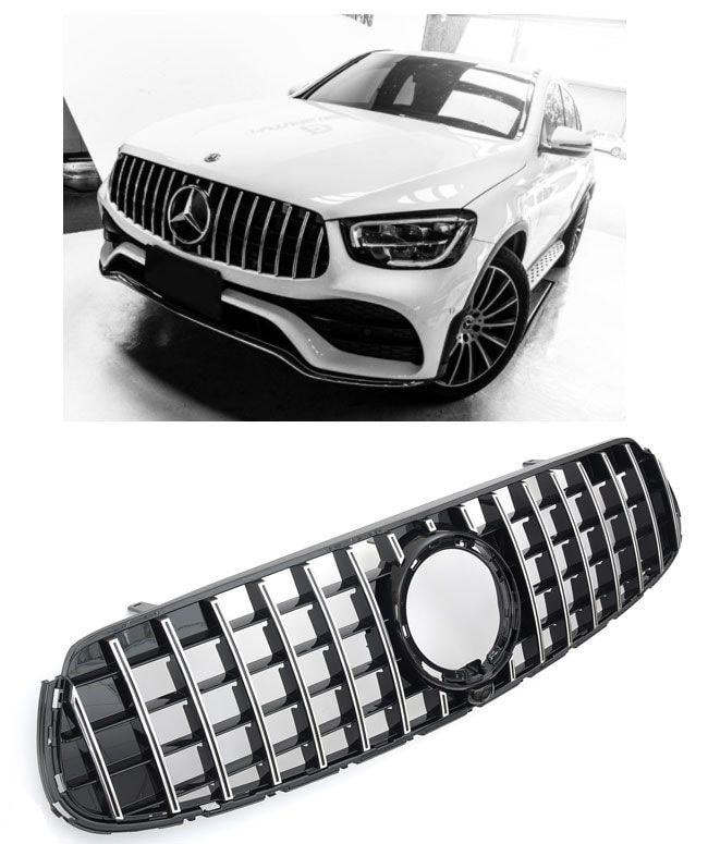 Svart/Chrome grill