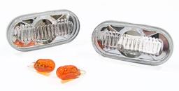 Fender indicators  clear glass  Chrome