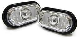 Fender indicators  clear glass