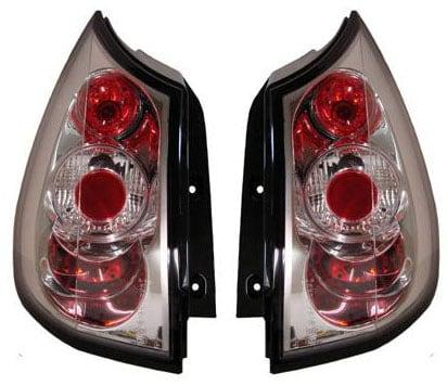 Baklampor krom Renault Scenic 03-