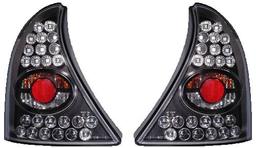 LED Baglygter Sorte