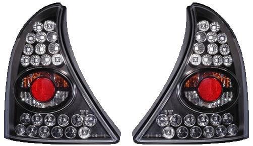 LED Baglygter Sorte