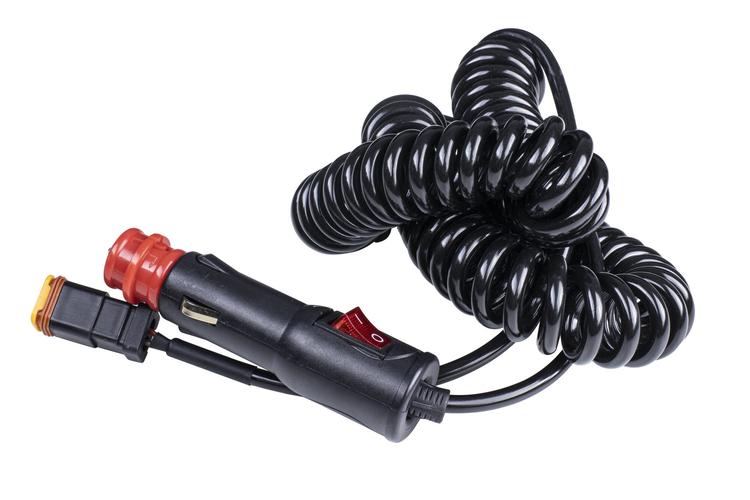 Kabel med DT-kontakt + ciggplugg