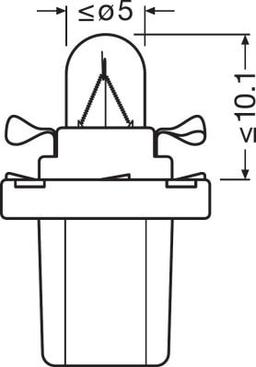 ORIGINAL - PLASTIC MF BASE 1.2W - 24V