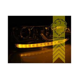 Kromade LED strålkastare Volkswagen Polo