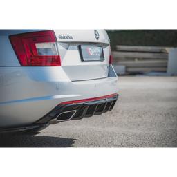 Blanksvart Diffusor Skoda Octavia MK3 RS