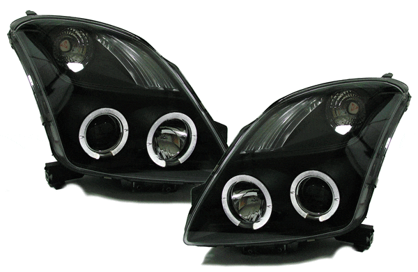 Angel Eyes svarta Suzuki Swift
