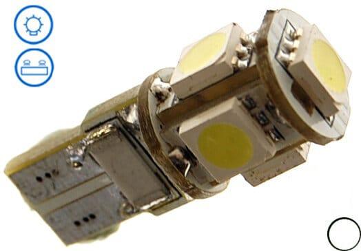 T10 12V 5x5050LED W5W