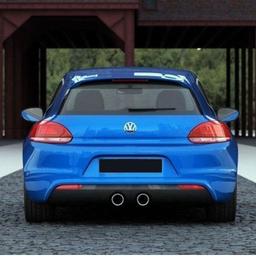 Bakre diffusor VW Scirocco R