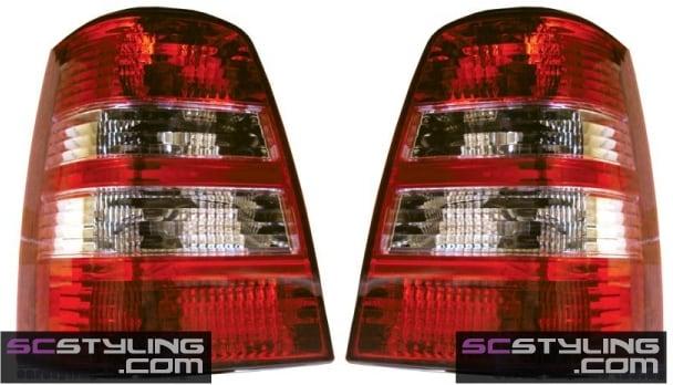 Golf III Variant Baklamper Clear Red