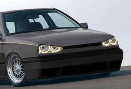 Forlygter Sorte Angel Eyes Volkswagen