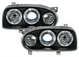 Angeleyes lyskastere sort VW Golf
