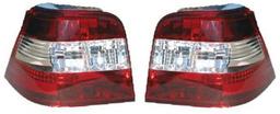 Takalamput  punainen  kirkas  VW Golf