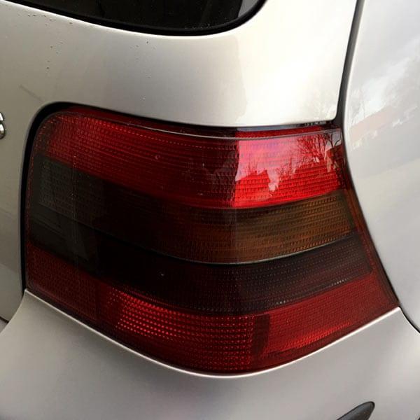 Baklampor Röd Svart VW Golf