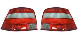 Baklampor Röd Svart VW Golf