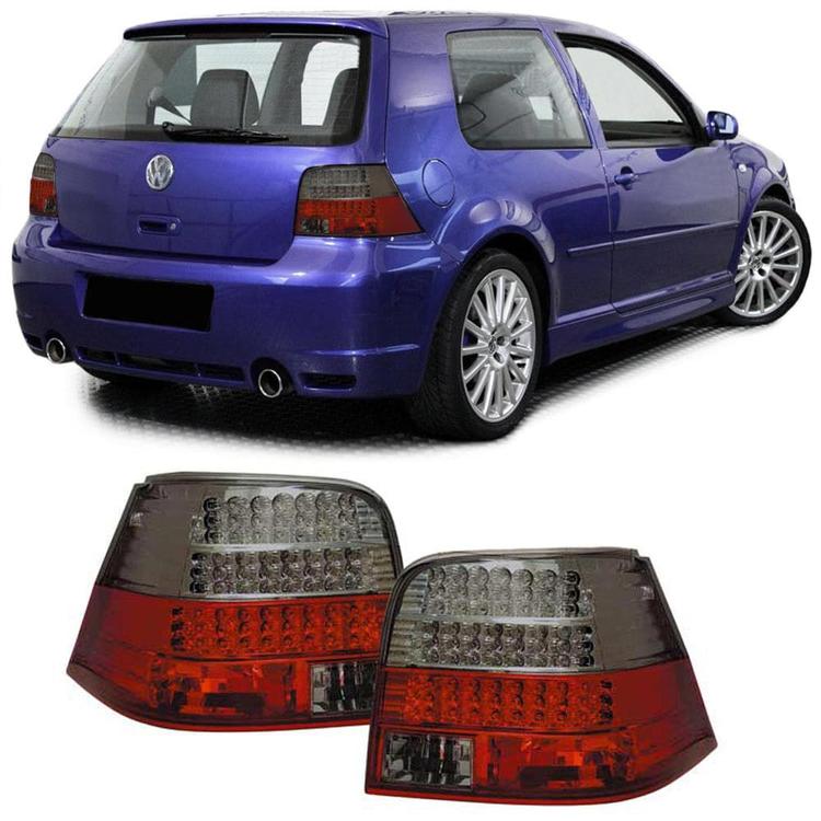 LED Baglygter Rød Smoke VW Golf 4