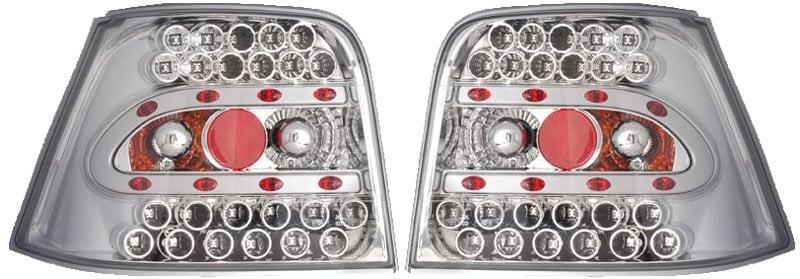 LED Tail lights Chrome VW Golf