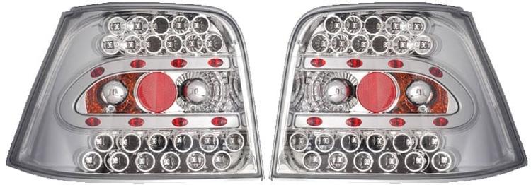 LED Tail lights Chrome VW Golf