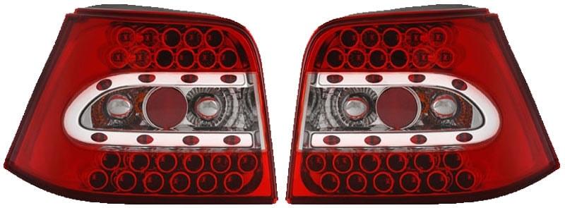 Led Takalamput Punainen VW Golf