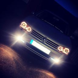 Forlygte Angel Eyes Krom VW Golf 4