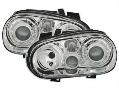 Forlygter R32 look Krom VW Golf 4