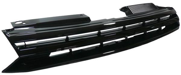 Emblemfri sort grill VW Golf 6