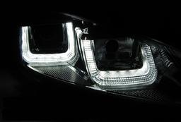 Sorte forlygter Golf 6