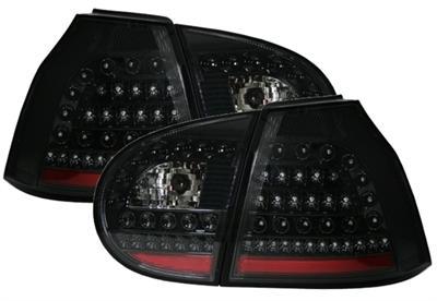 Svarta LED baklampor VW Golf 5